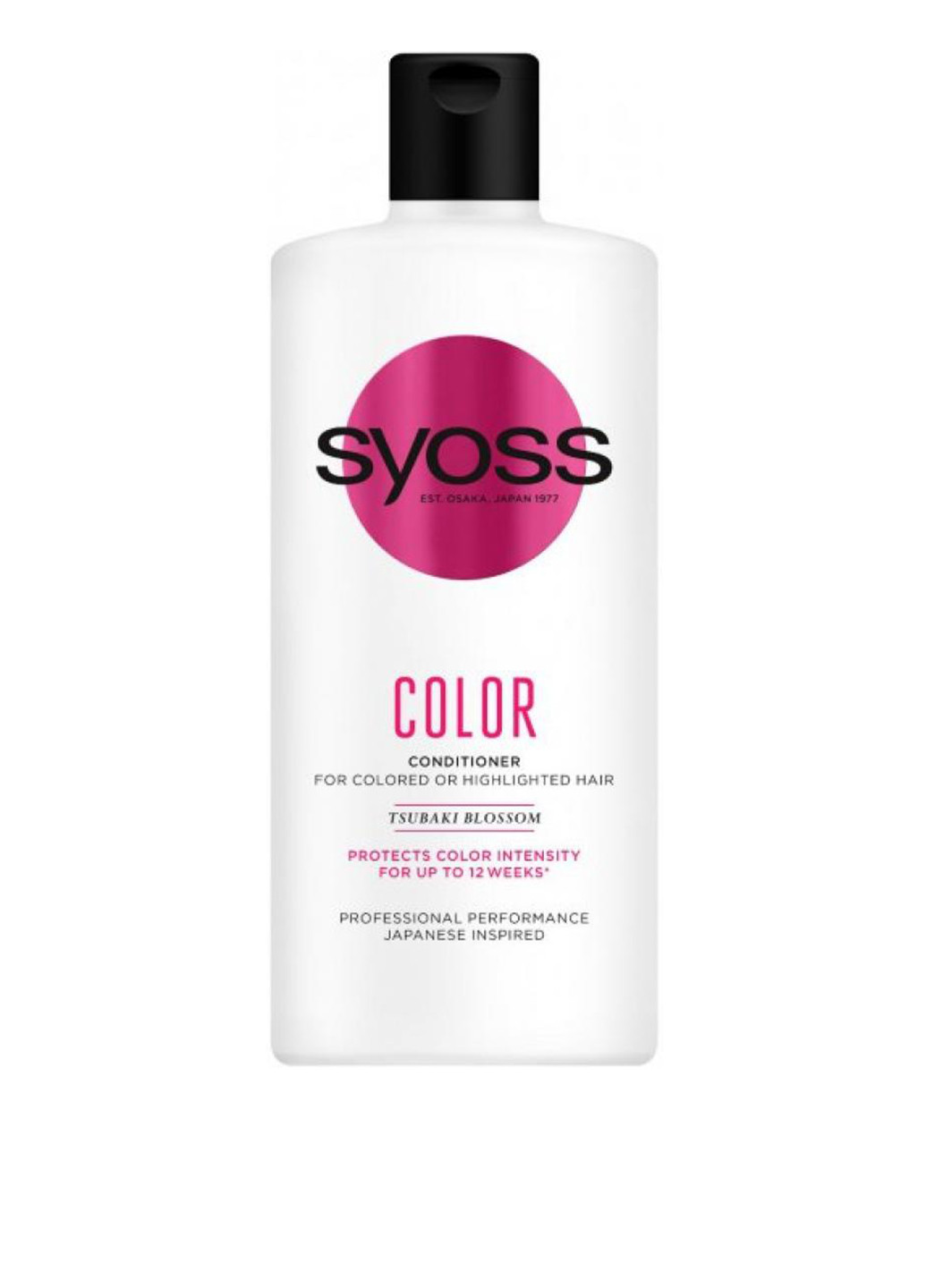 Бальзам Color с цветком камелии для окрашенных и тонированных волос, 440 мл Syoss (252264802)