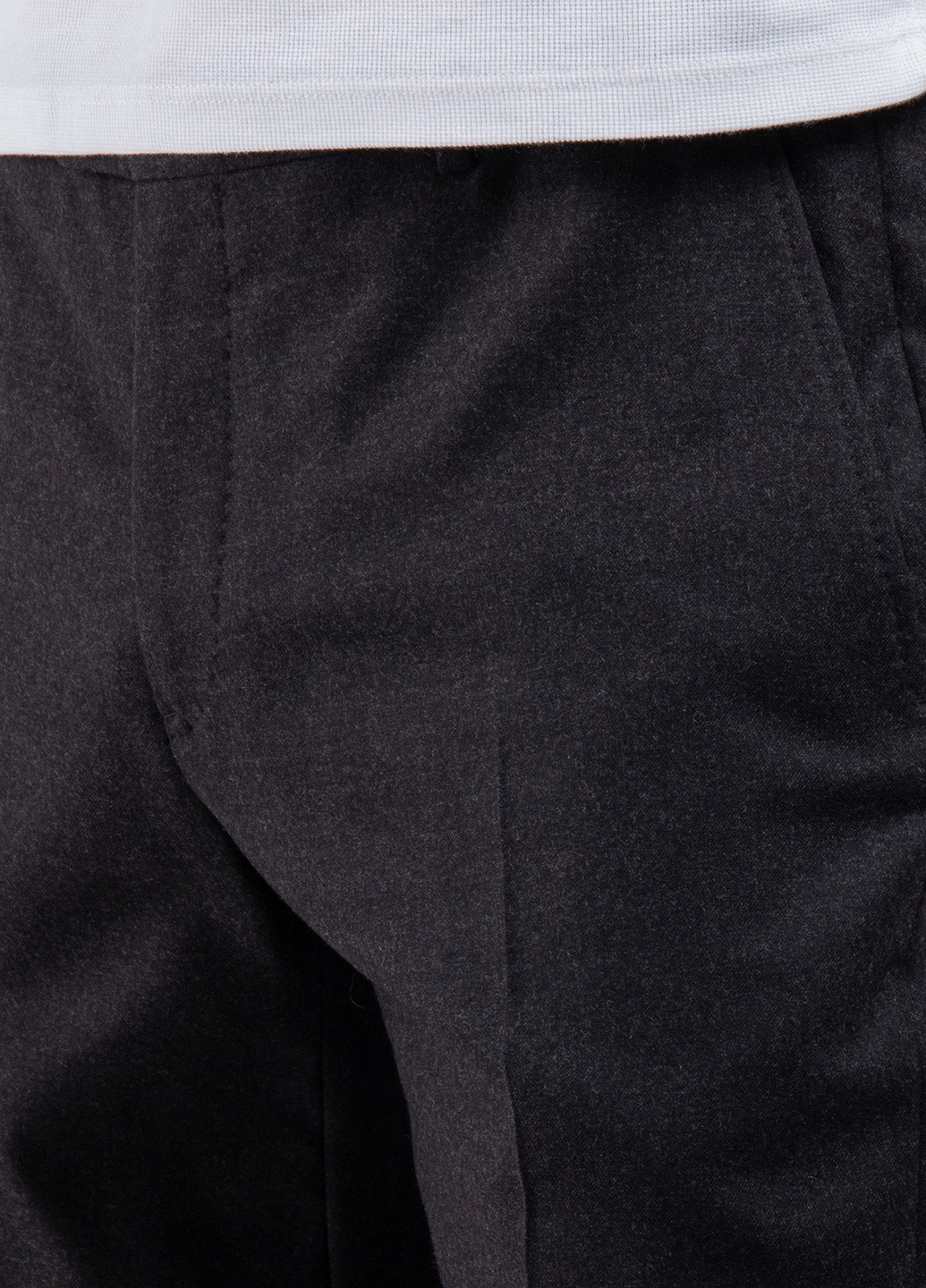 Темно-сірі вовняні штани Emporio Armani (238364665)