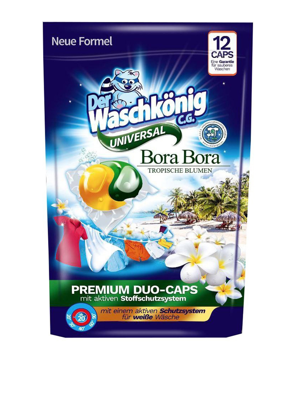 Капсули для прання Bora Bora Duo, 12 шт. Waschkonig (250095254)