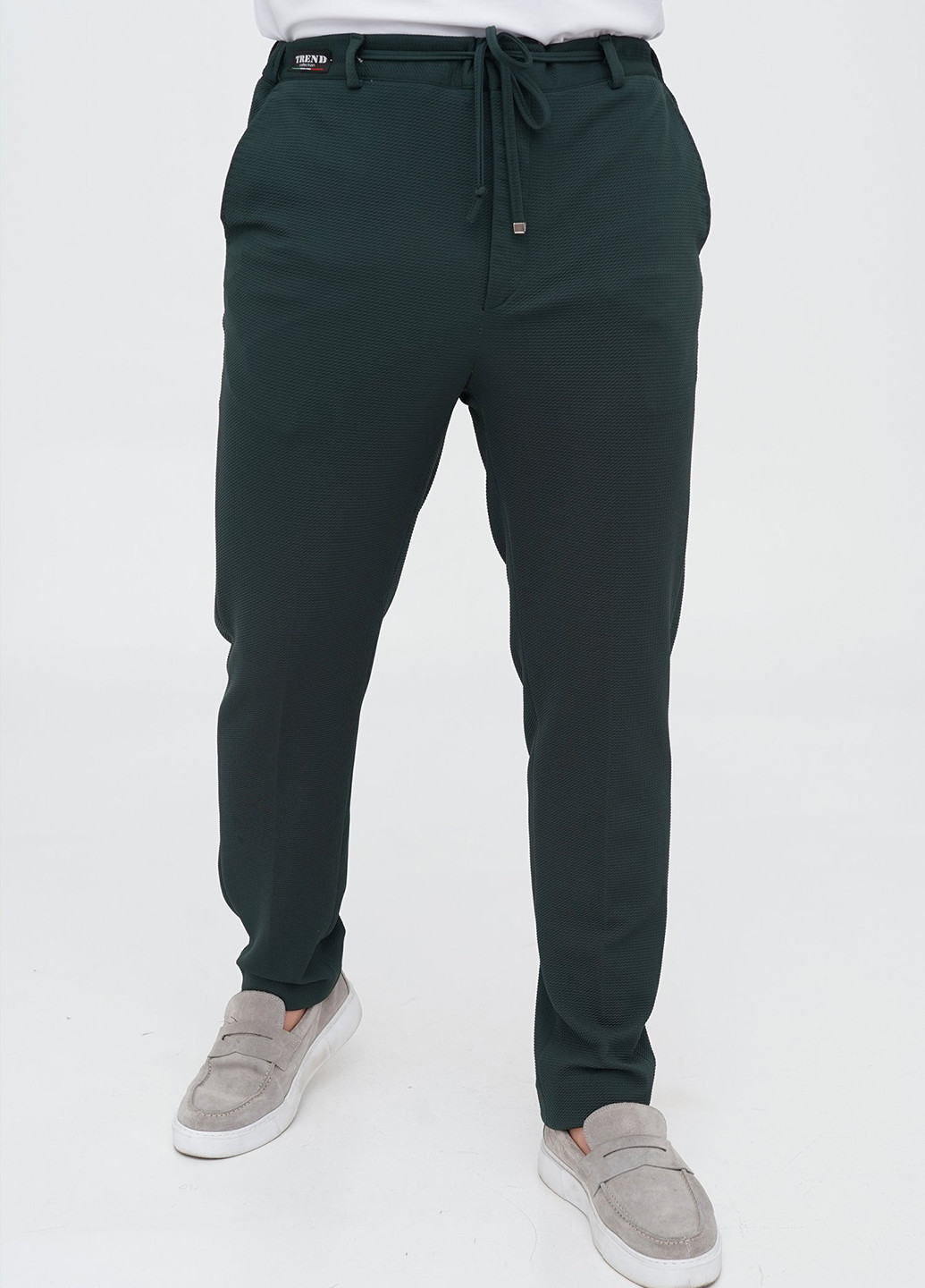 Темно-зелений демісезонний костюм (піджак, штани) брючний Trend Collection