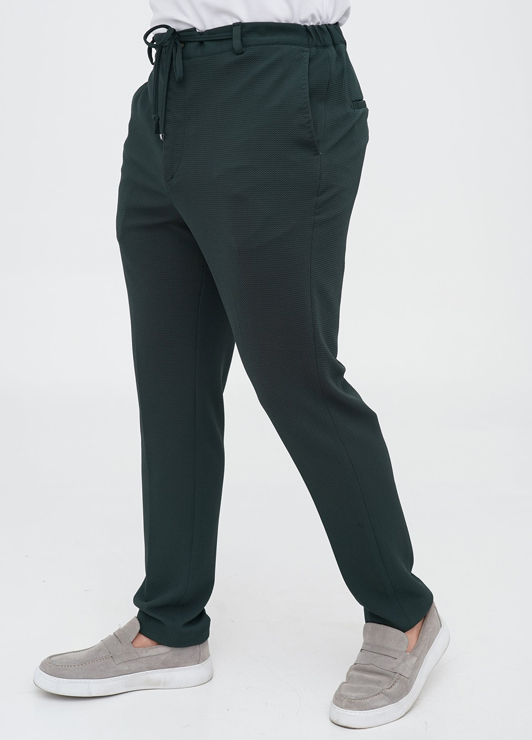 Темно-зелений демісезонний костюм (піджак, штани) брючний Trend Collection