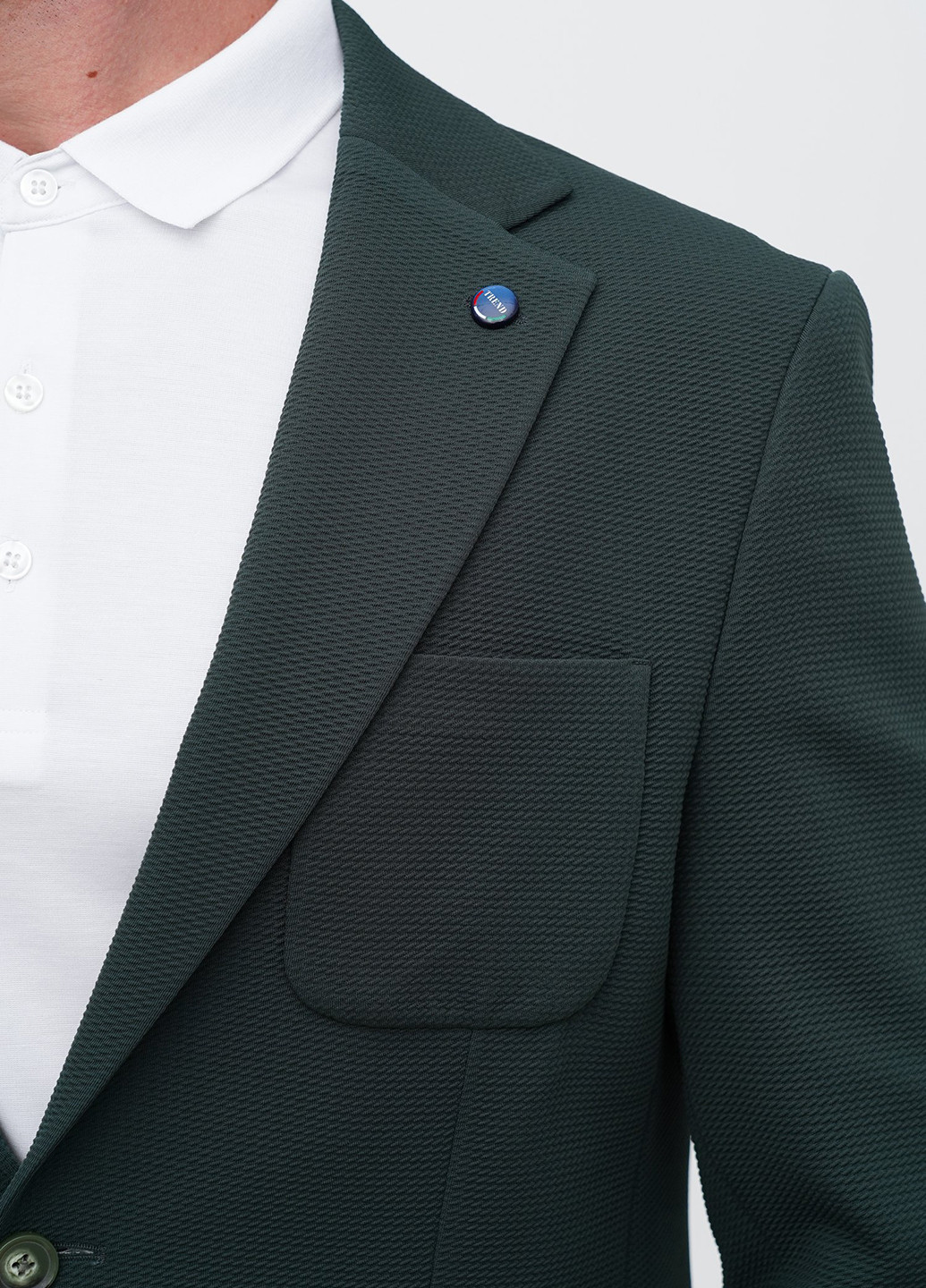 Темно-зелений демісезонний костюм (піджак, штани) брючний Trend Collection