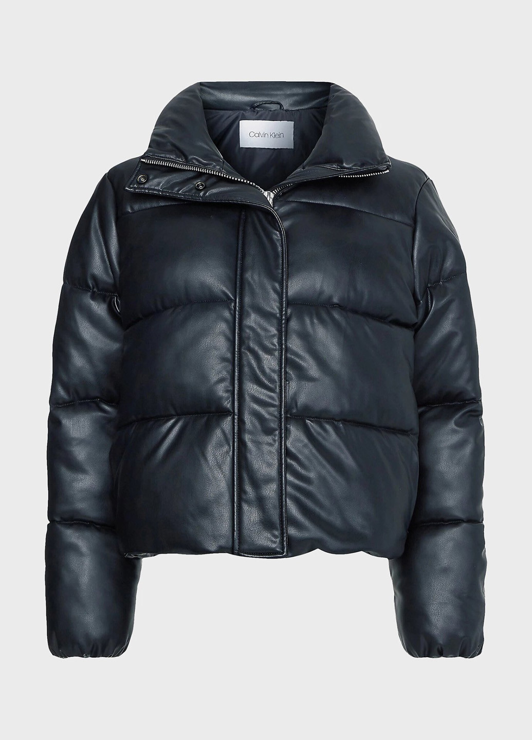 Черная демисезонная куртка Calvin Klein