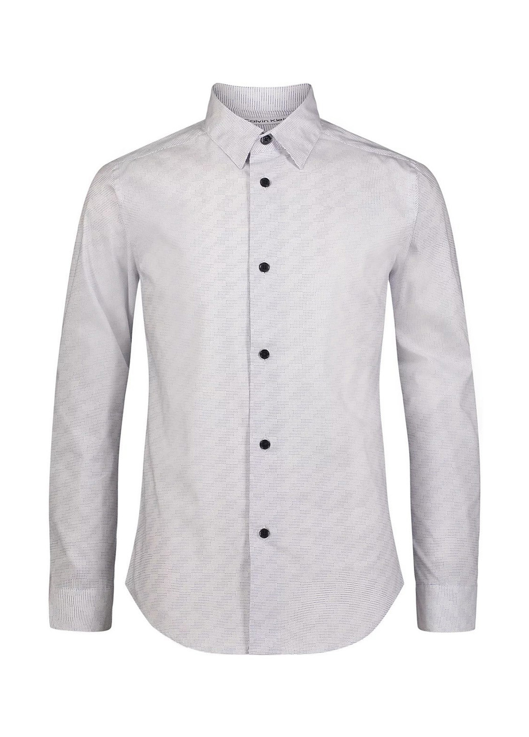 Цветная кэжуал рубашка с абстрактным узором Calvin Klein