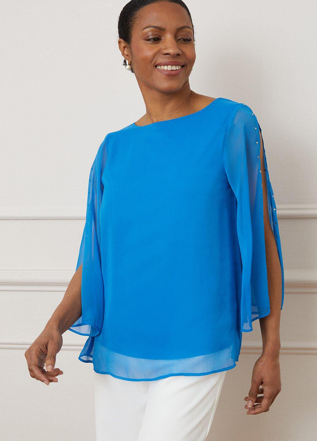 Блакитна блуза Wallis