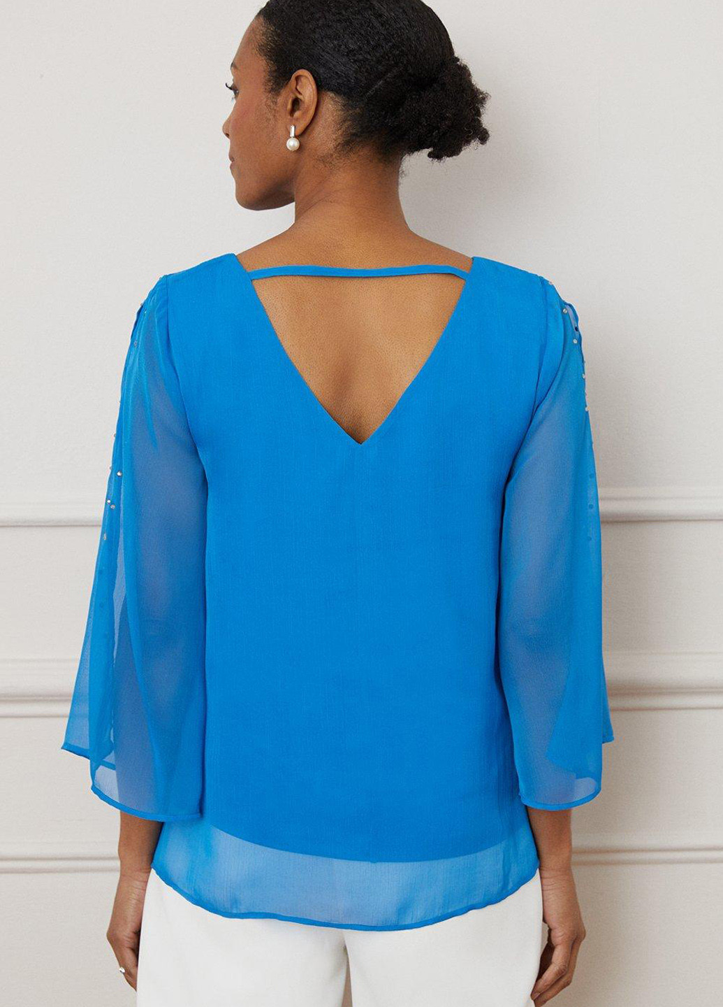 Блакитна блуза Wallis