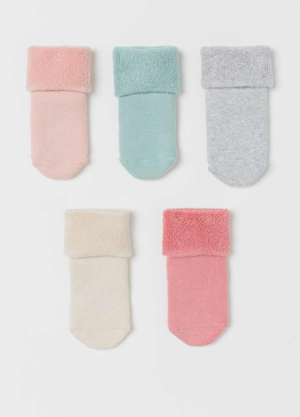 5 пар махрових шкарпеток Рожевий H&M (251796393)