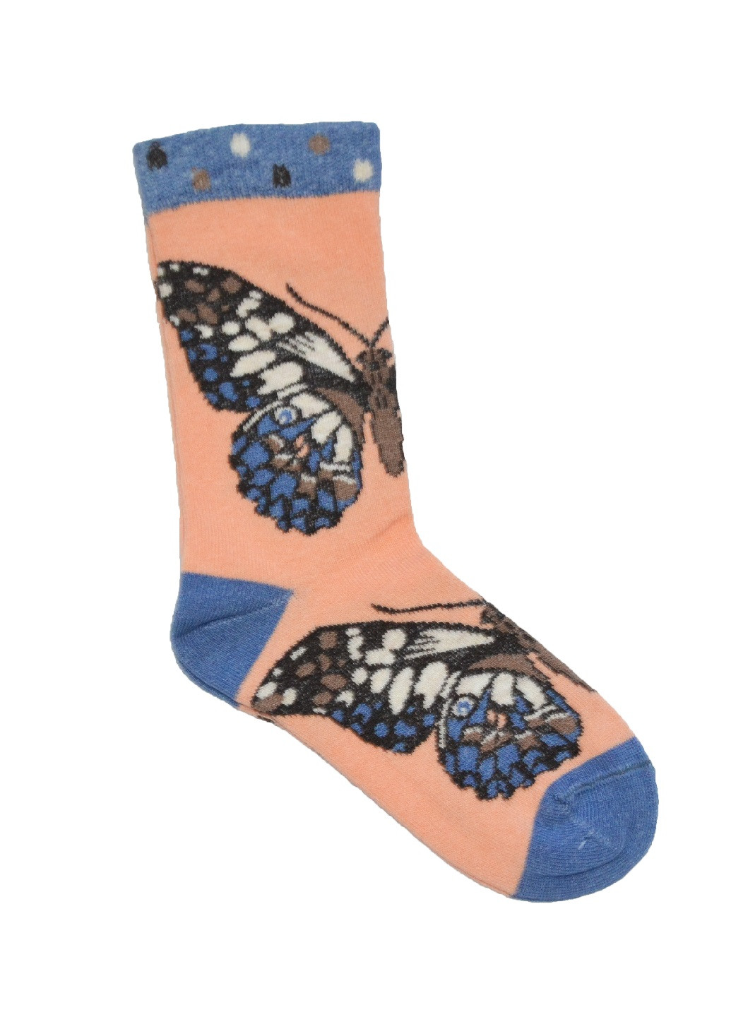 Носки Ekinoks бабочки персиковые повседневные