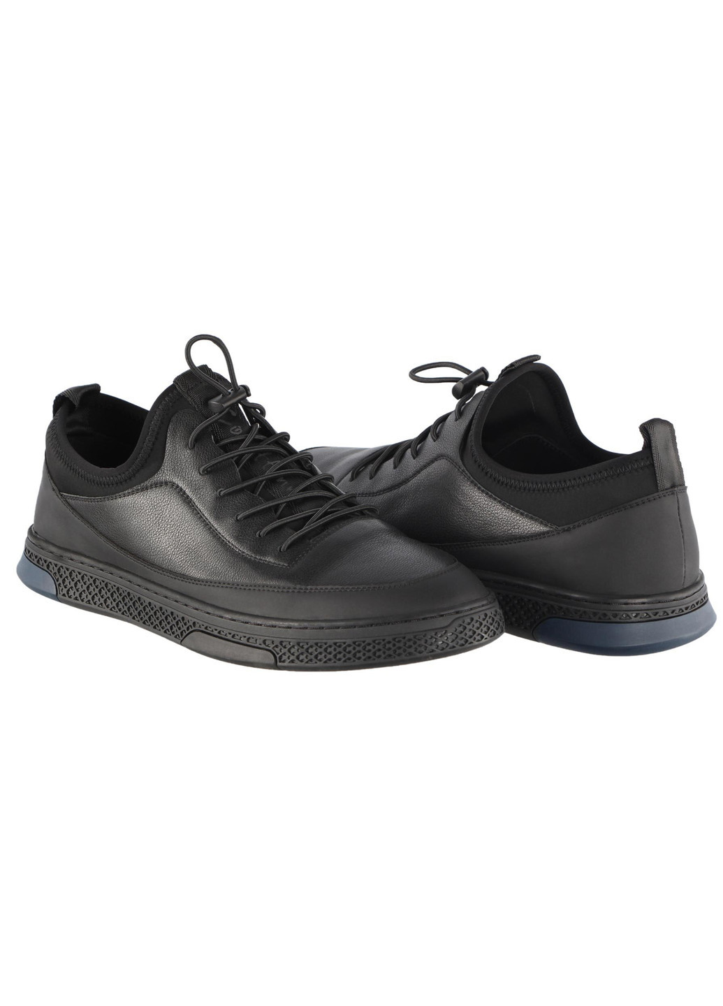 Черные демисезонные мужские кроссовки 195675 Cosottinni
