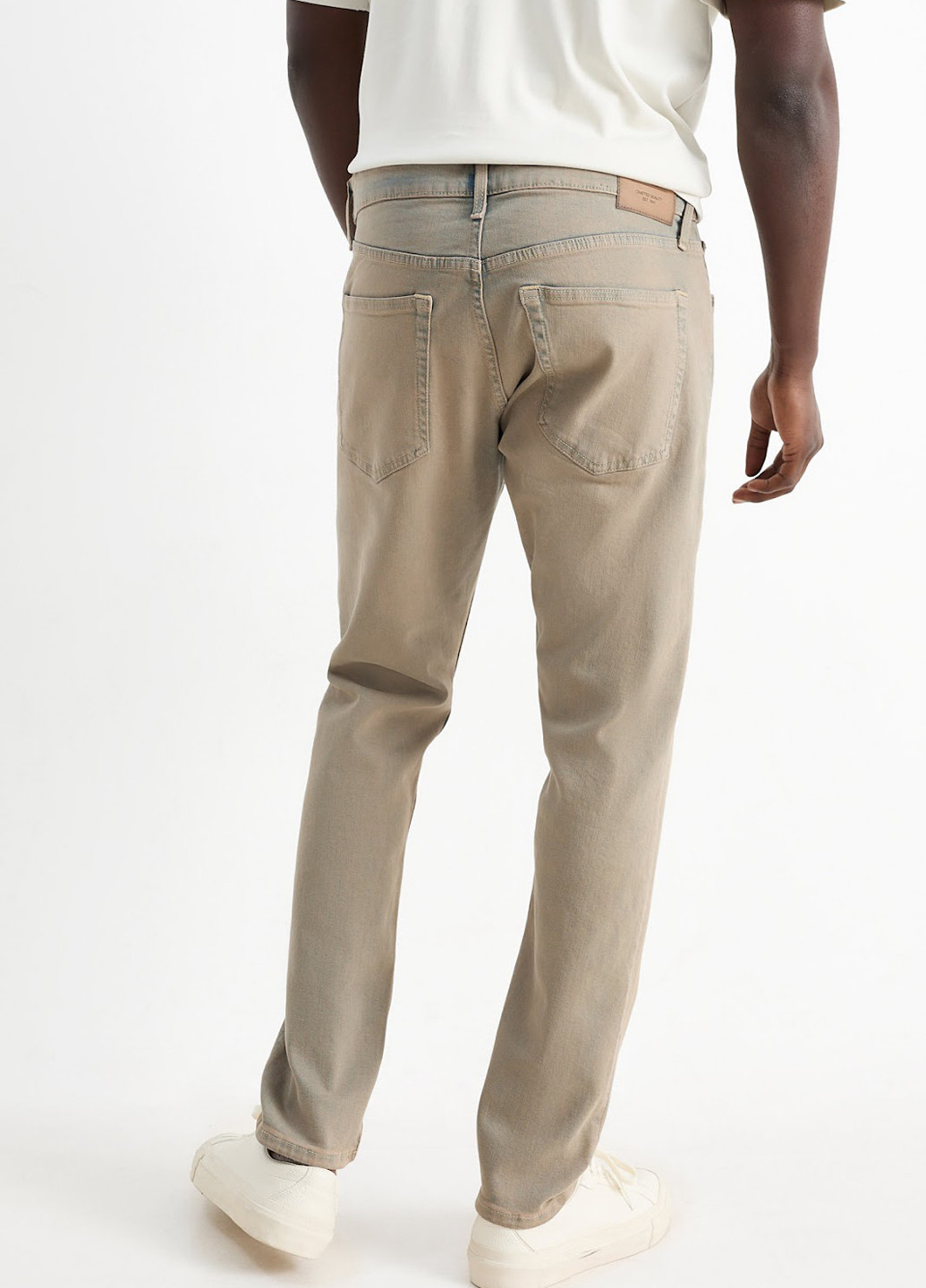 Серо-бежевые демисезонные прямые джинсы C&A