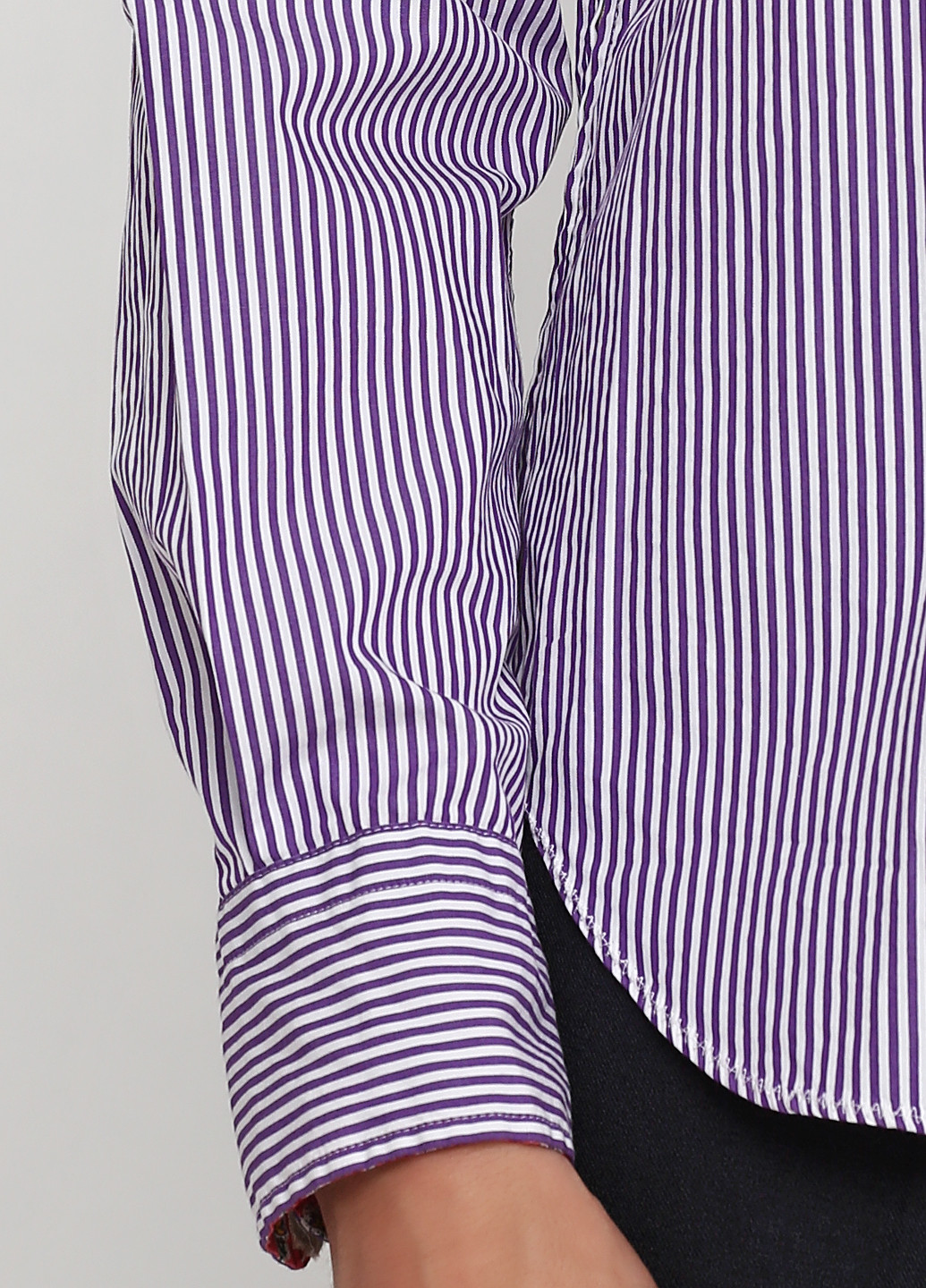 Фиолетовая кэжуал рубашка в полоску Coast с длинным рукавом