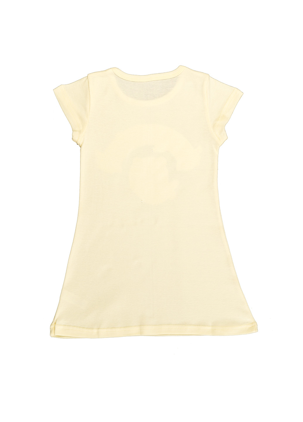 Ночная рубашка для девочки Фламинго Текстиль жёлтая