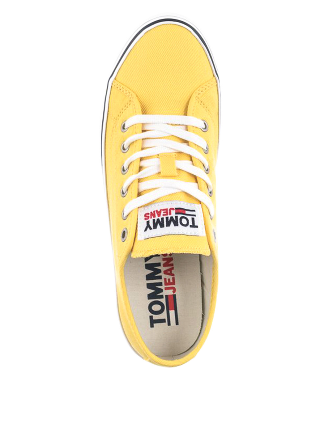 Желтые кеды Tommy Jeans