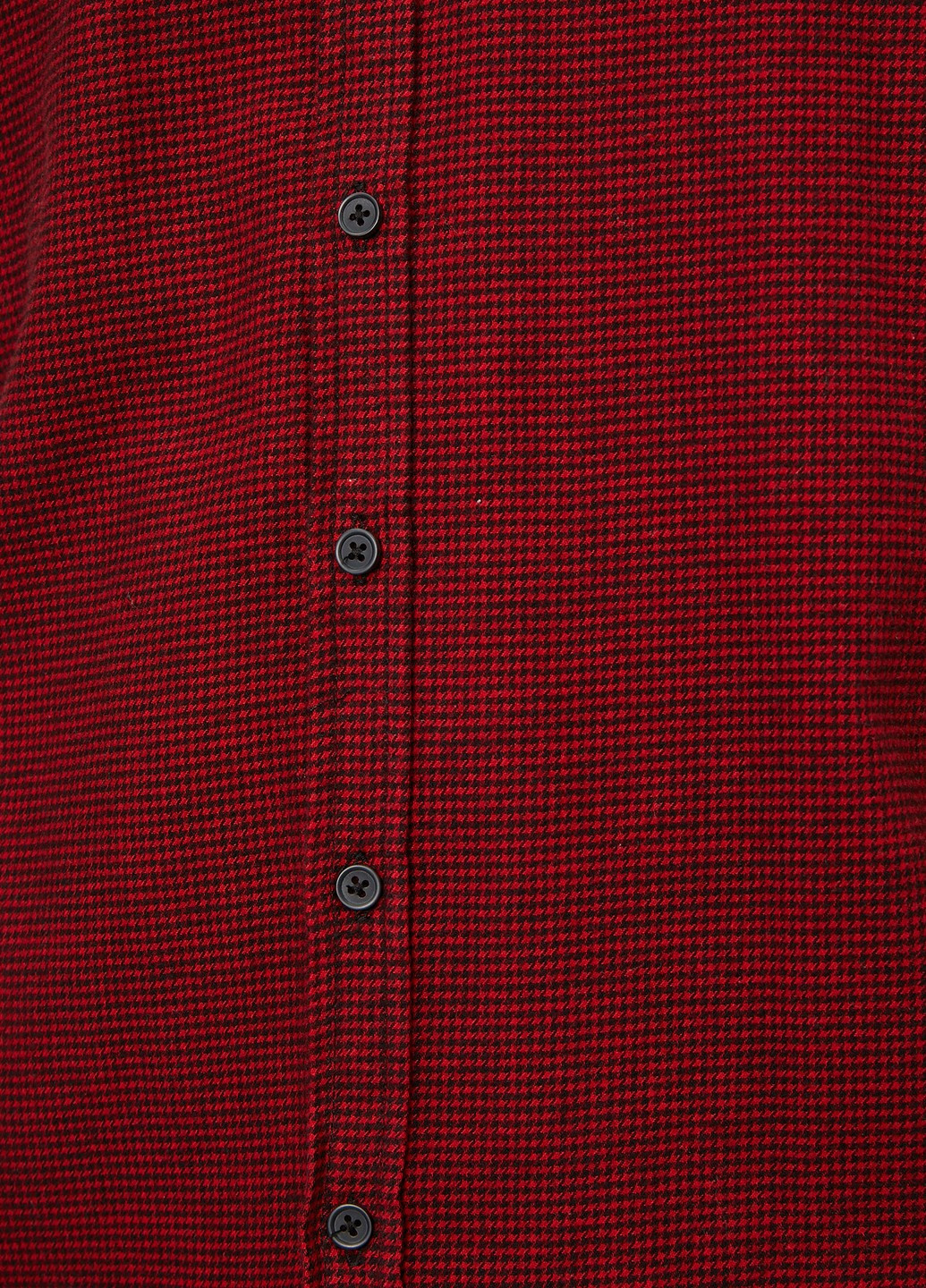 Темно-красная кэжуал рубашка с узором "гусиная лапка" KOTON