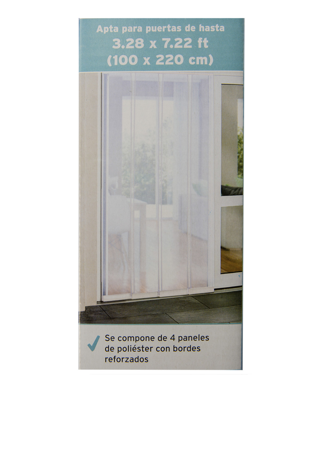 Москитная сетка на дверь, 100х220 см Powerfix белая