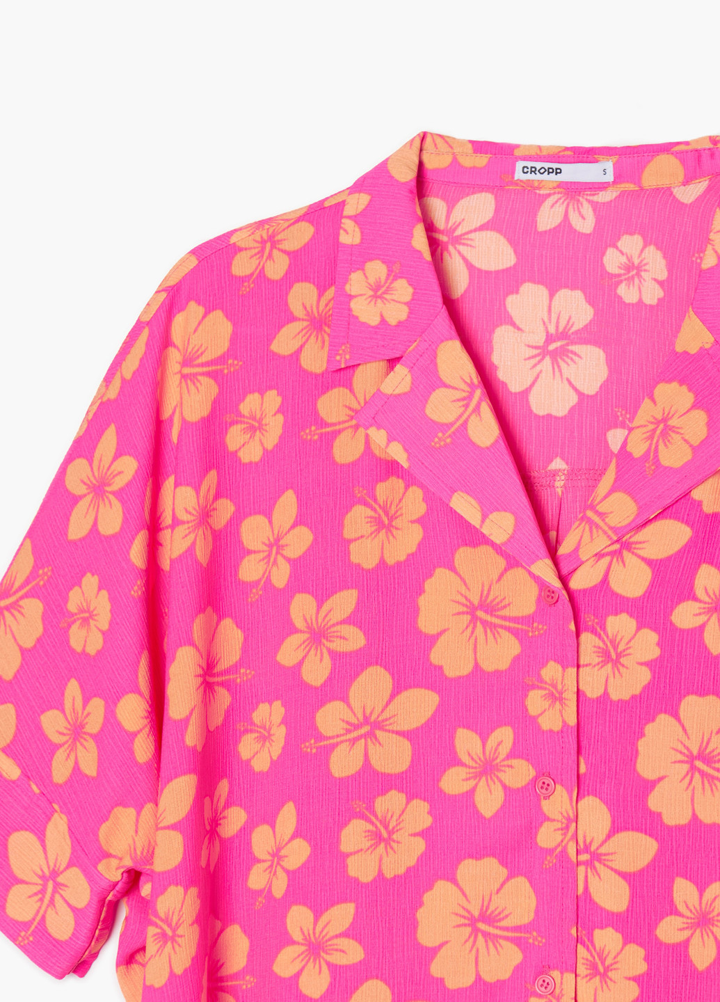 Розовая летняя блуза Cropp