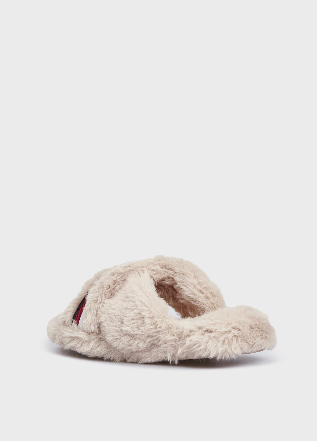 Бежевые тапочки Tommy Hilfiger с лентами