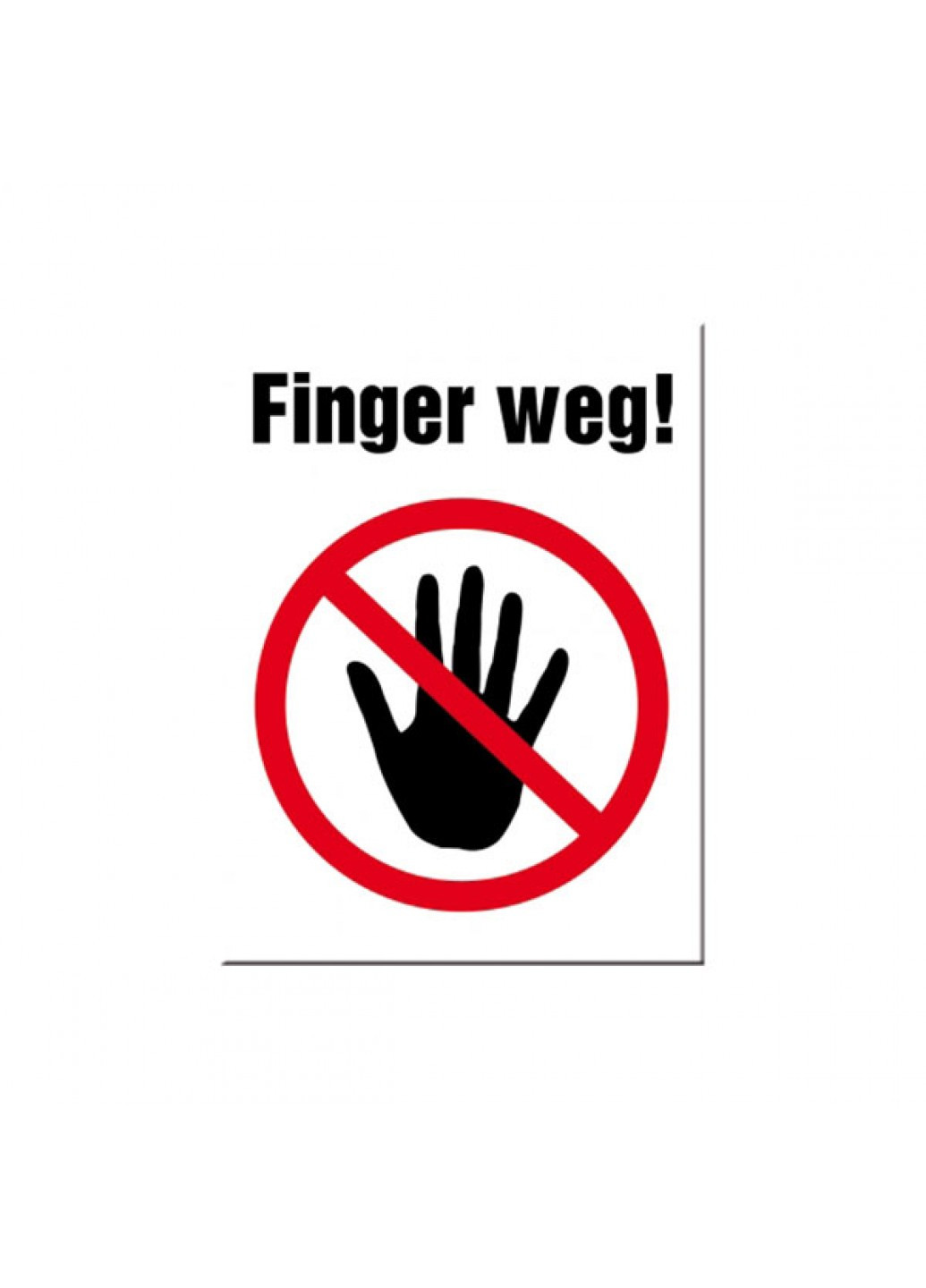 Магніт "Finger weg" Nostalgic Art (215853553)