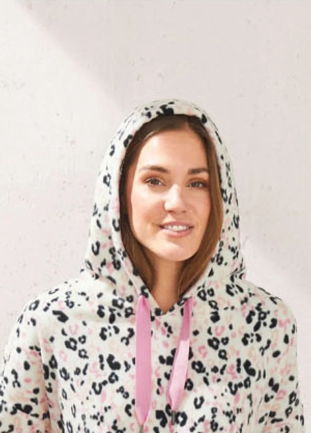 Молочна домашній сукня сукня-худі Esmara з тваринним принтом