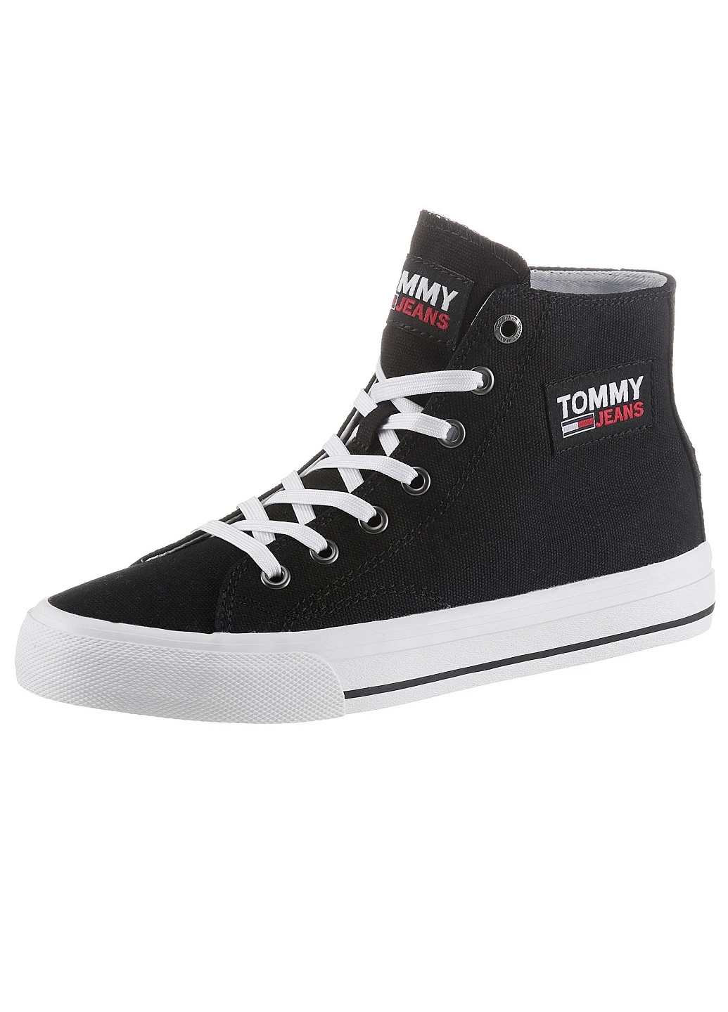 Черные кеды Tommy Jeans