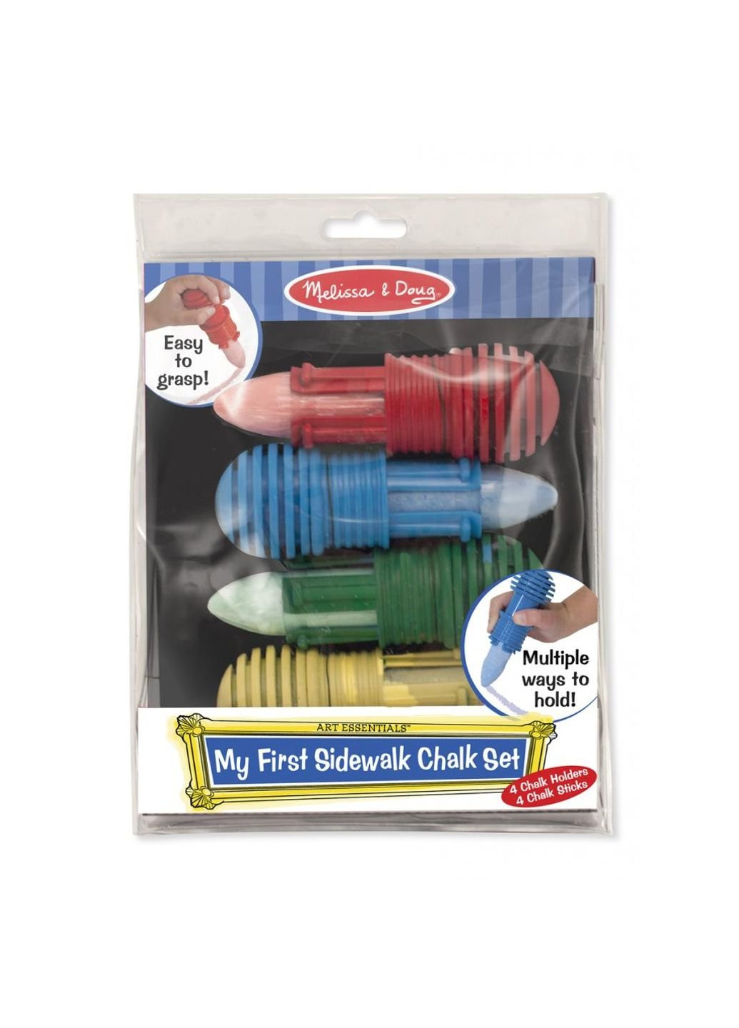 Набір для творчості Крейда для малювання в тримачах 4 шт (MD9313) Melissa&Doug (254068448)