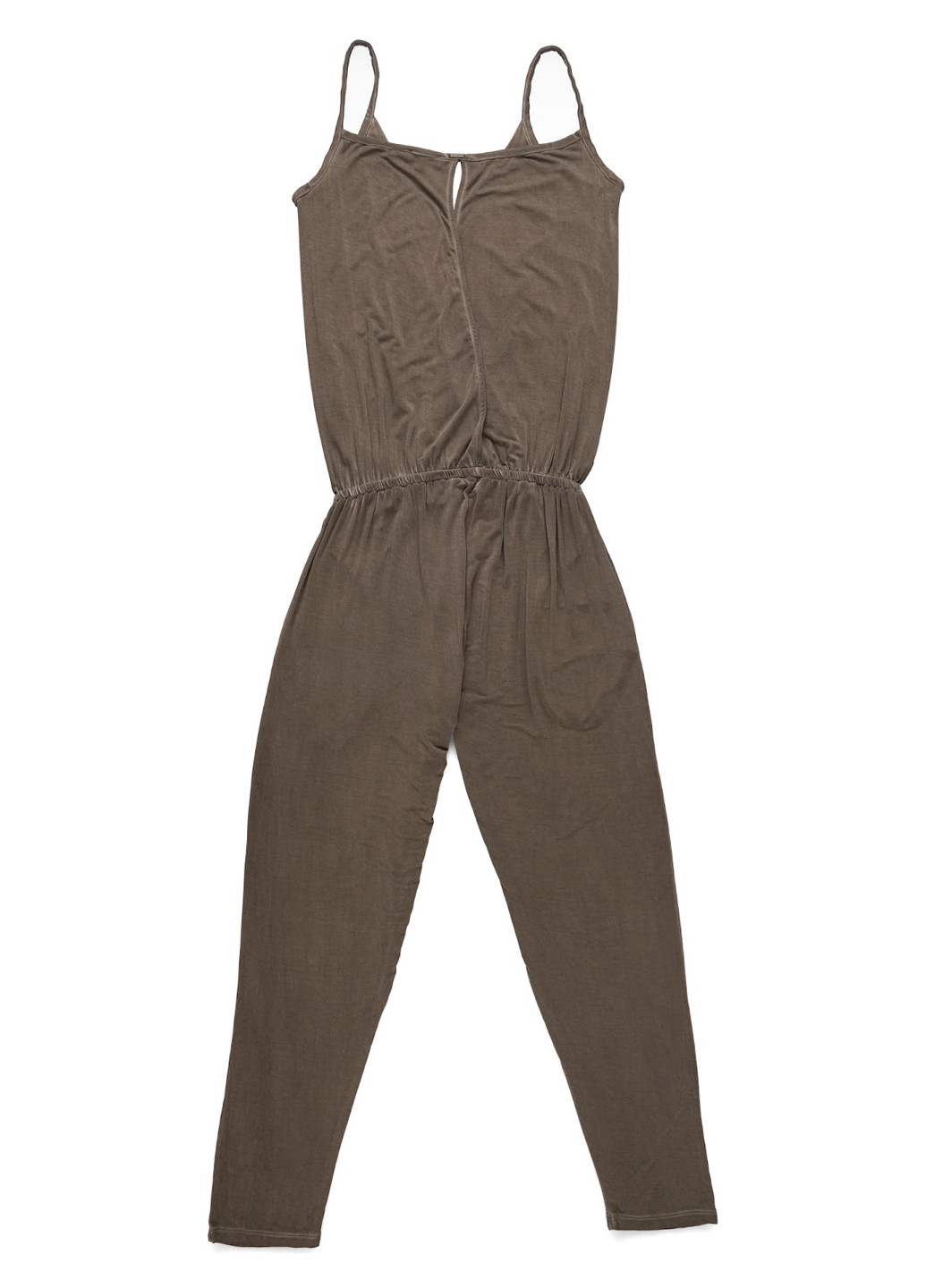 Комбінезон Dreimaster комбінезон-брюки однотонний сірий кежуал віскоза