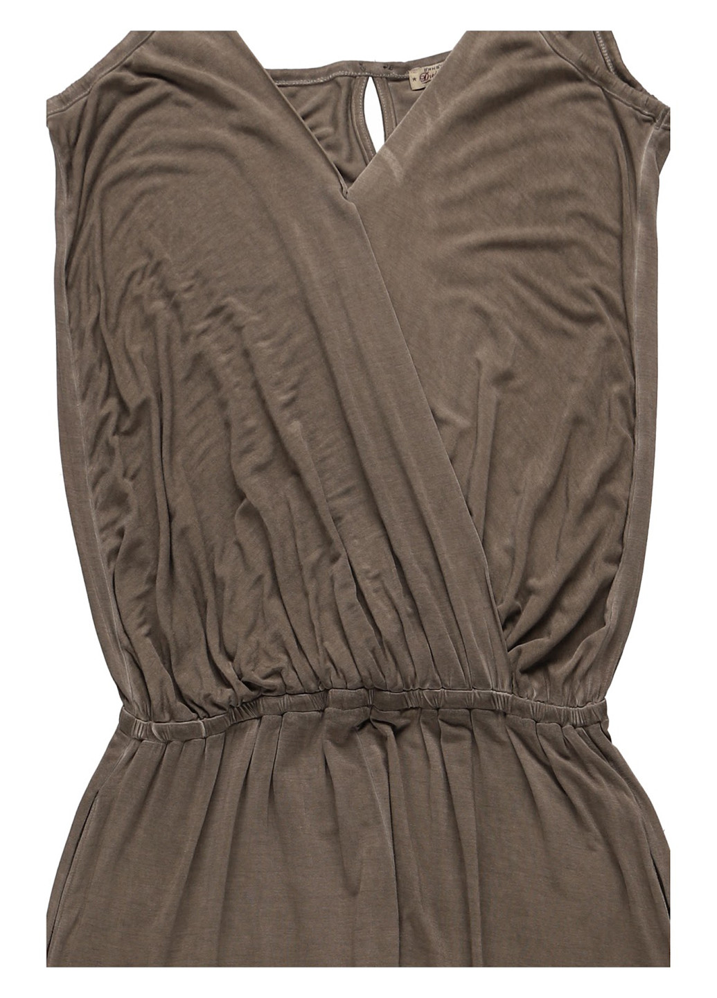 Комбінезон Dreimaster комбінезон-брюки однотонний сірий кежуал віскоза