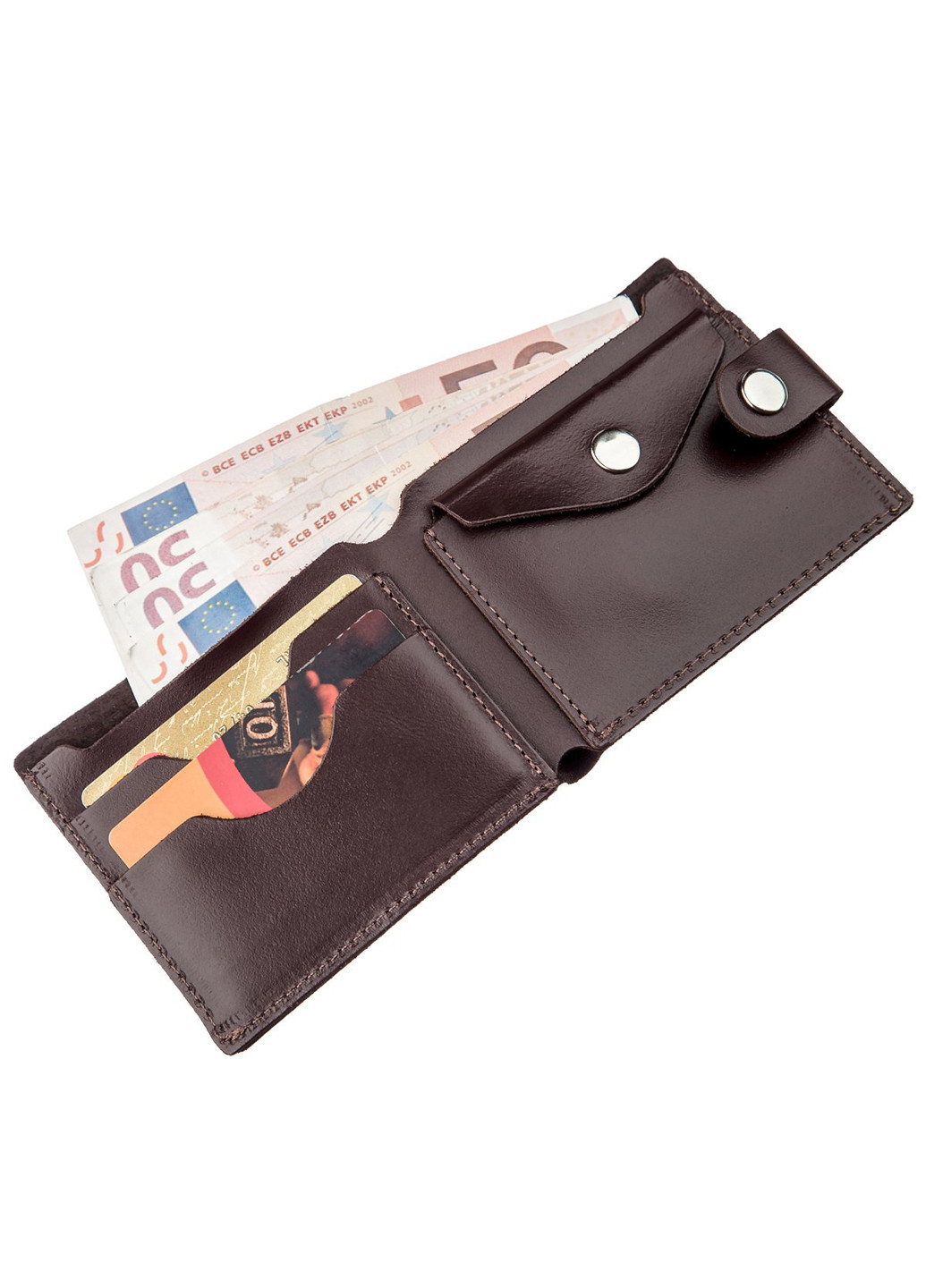 Чоловік шкіряний гаманець 10,5х9х0,5 см Shvigel (229459926)