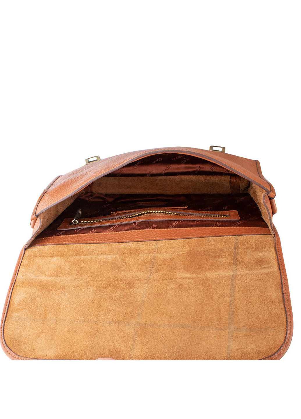 Мужской кожаный портфель 38х24х6 см Grass (195705971)