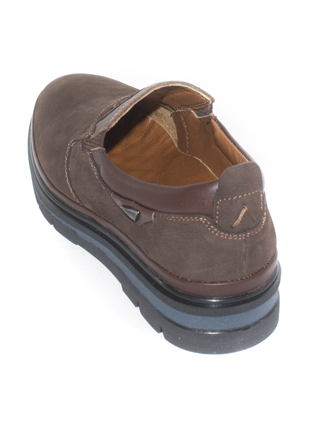 Коричневые кэжуал туфли Mabu на резинке