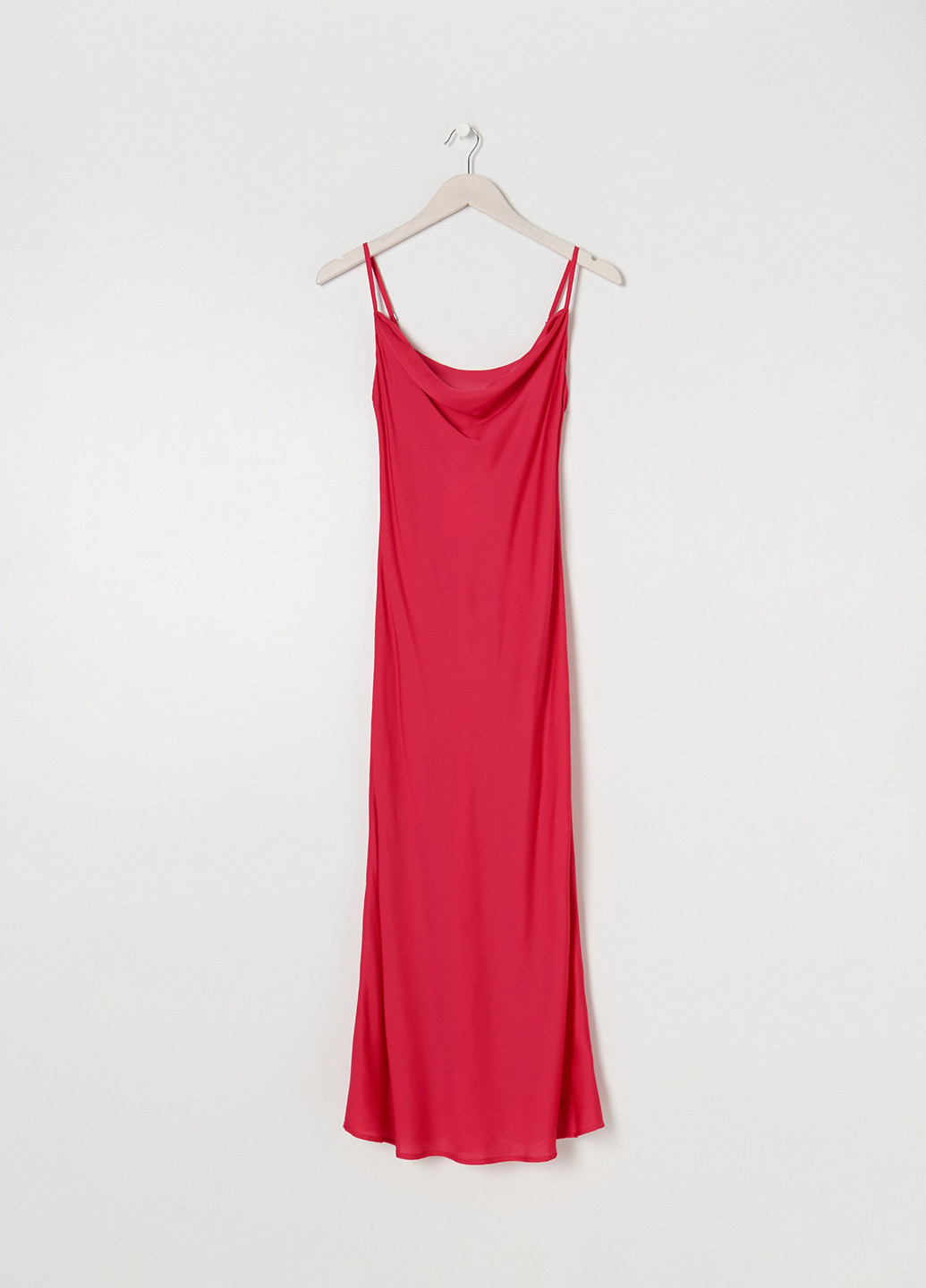 Малинова кежуал сукня сукня-комбінація Sinsay однотонна