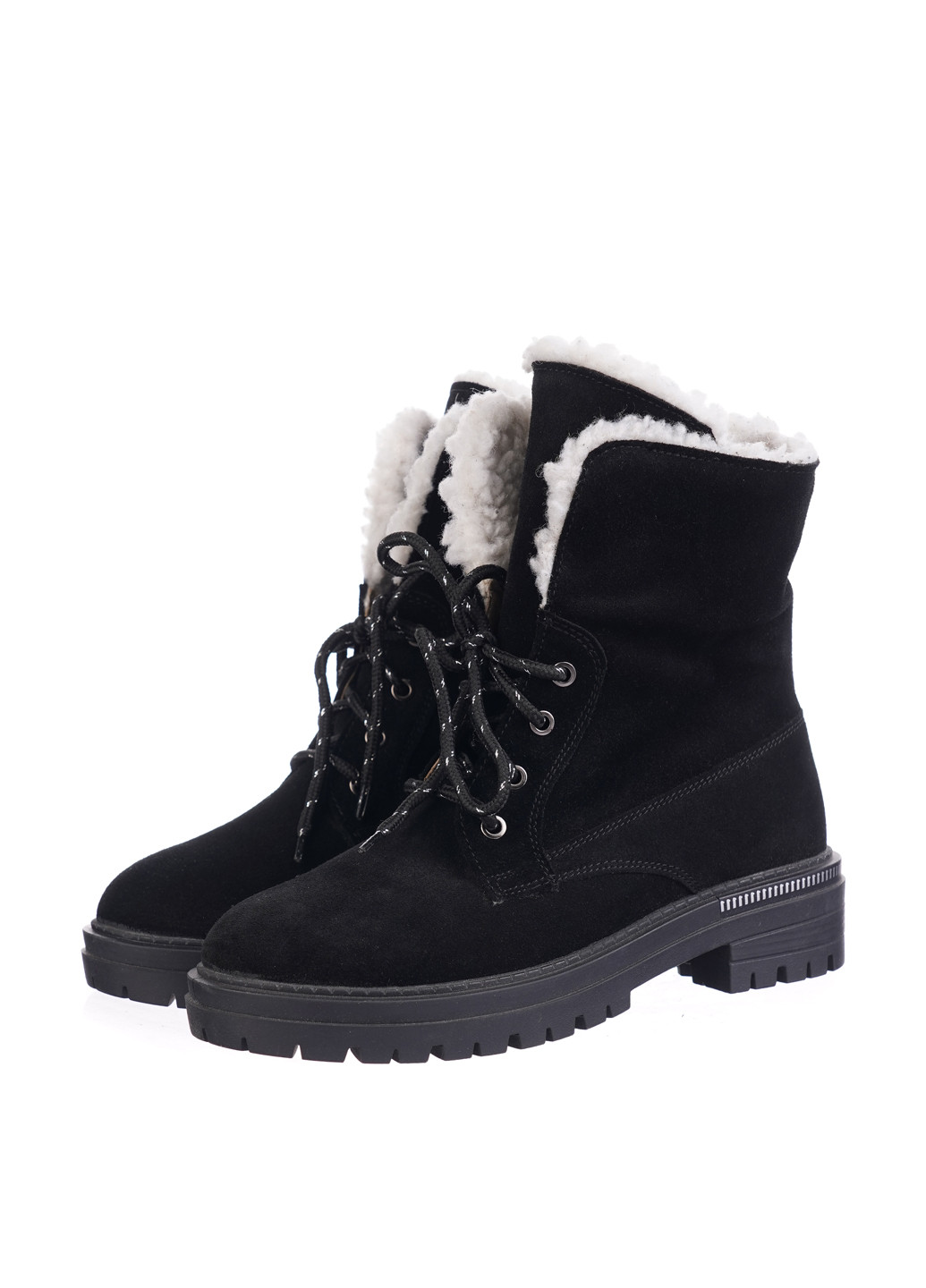 Осенние ботинки Luciano Carvari со шнуровкой из натуральной замши