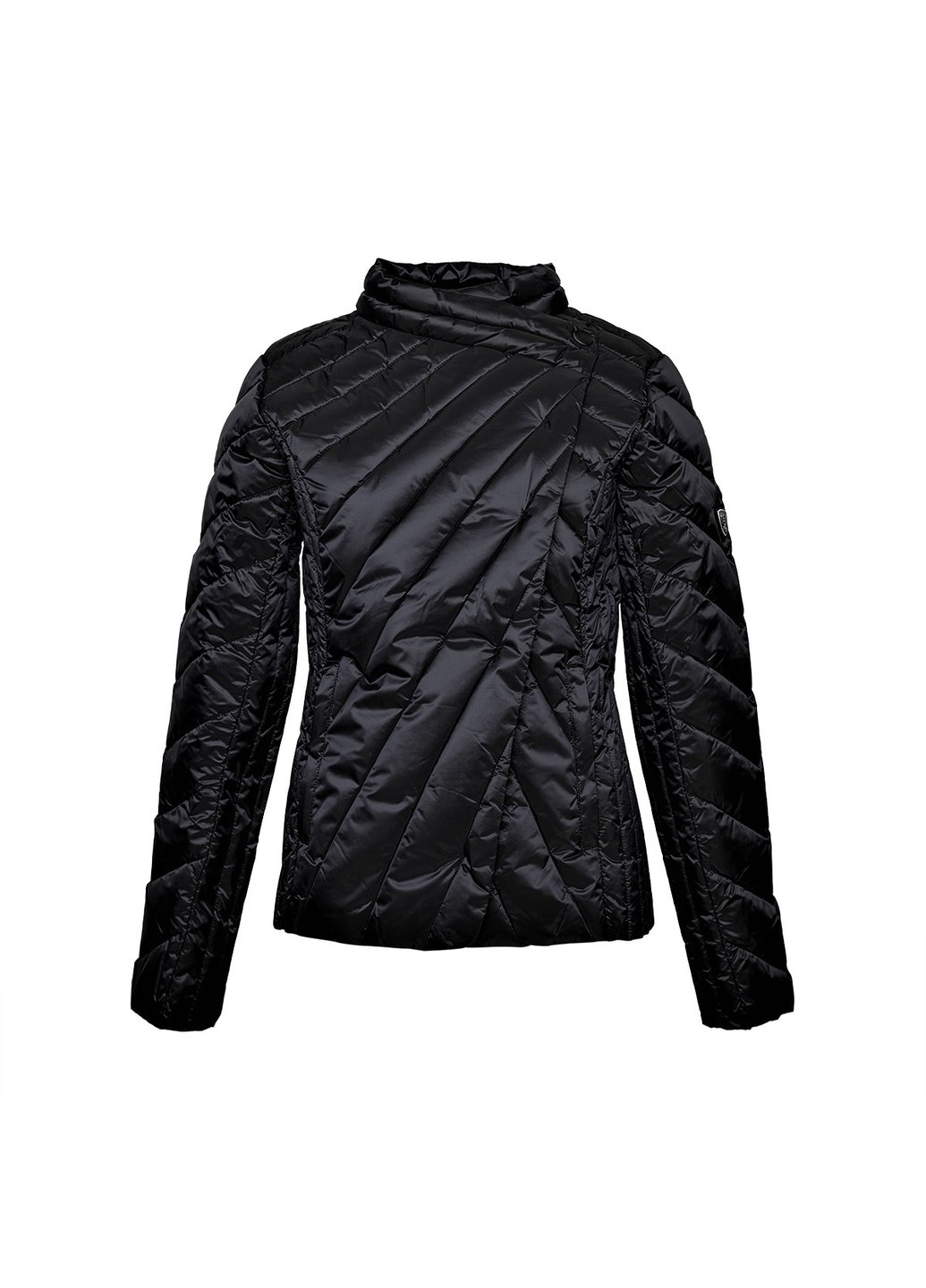 Черная зимняя куртка демисезонная agnessa Huppa