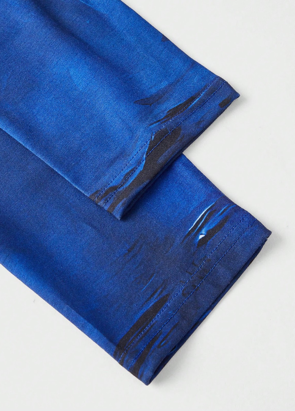 Лонгслів SHEIN малюнок синій кежуали поліестер, трикотаж