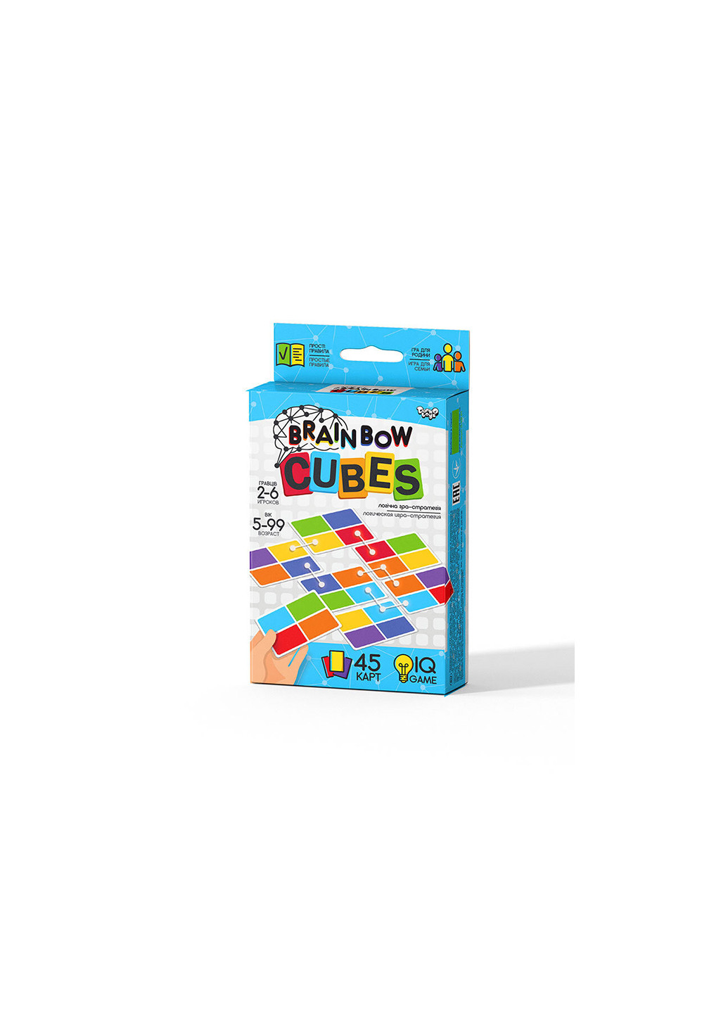 Развлекательная настольная игра "Brainbow CUBES" Danko Toys g-brc-01-01 (255292993)