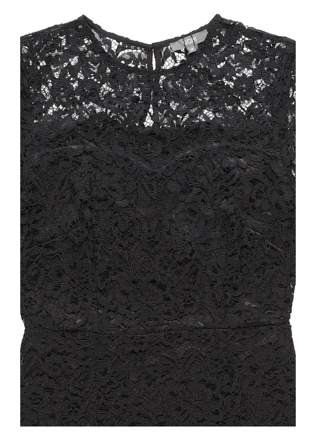 Черное коктейльное платье футляр Kiomi однотонное