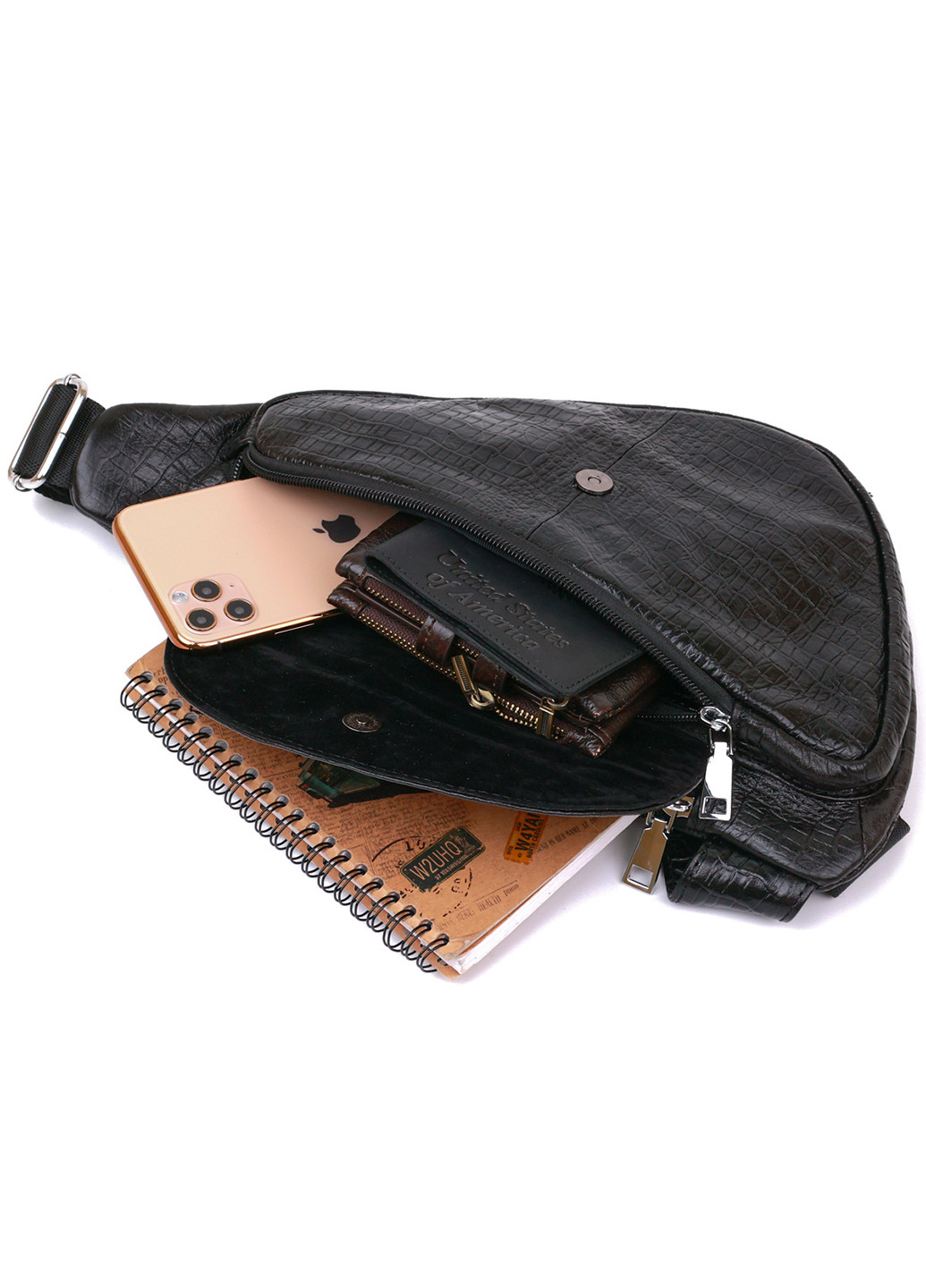 Чоловіча шкіряна сумка 18х35х3 см Vintage (255709660)