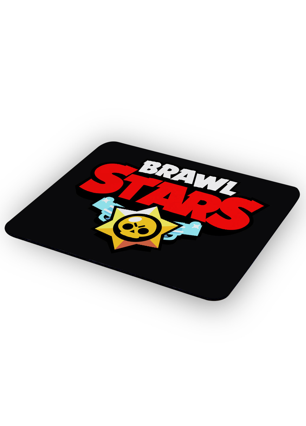 Коврик для мышки Лого Бравл Старс (Brawl Stars) (25108-1000) 29х21 см MobiPrint (224437246)