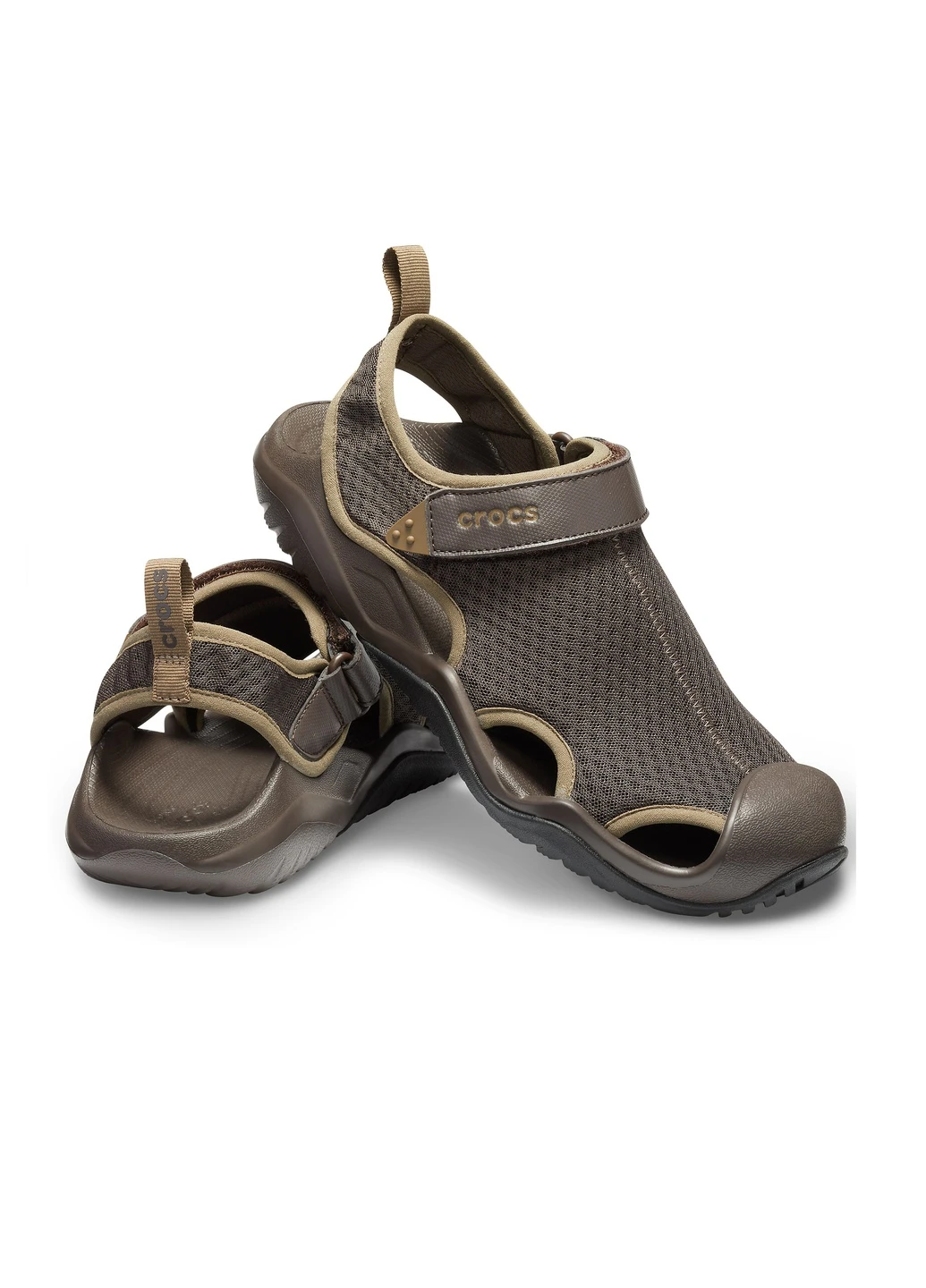 Коричневые кеды Crocs