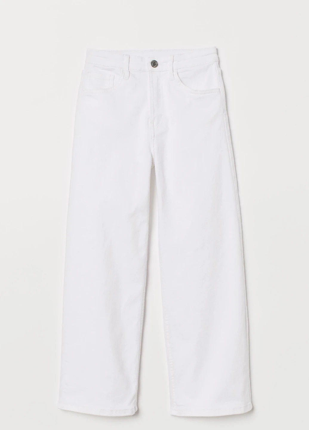 Белые демисезонные джинсы H&M