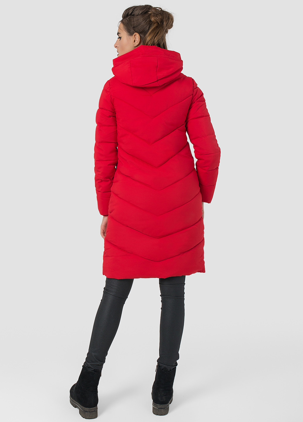 Красная зимняя куртка Azuri