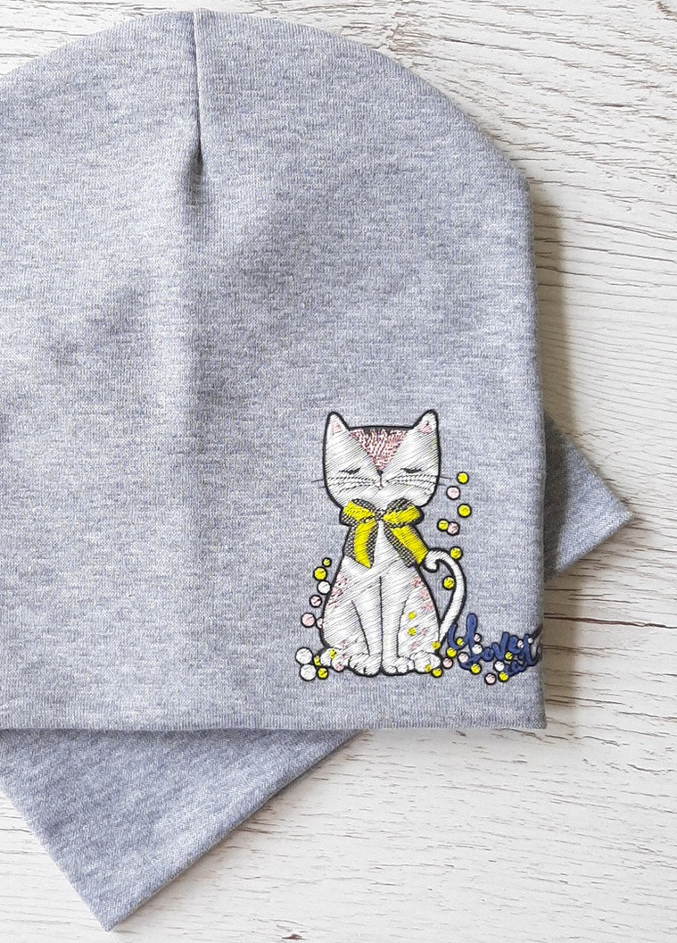 Дитяча шапка з хомутом КАНТА розмір 48-52, сірий (OC-501) Канта (212242658)