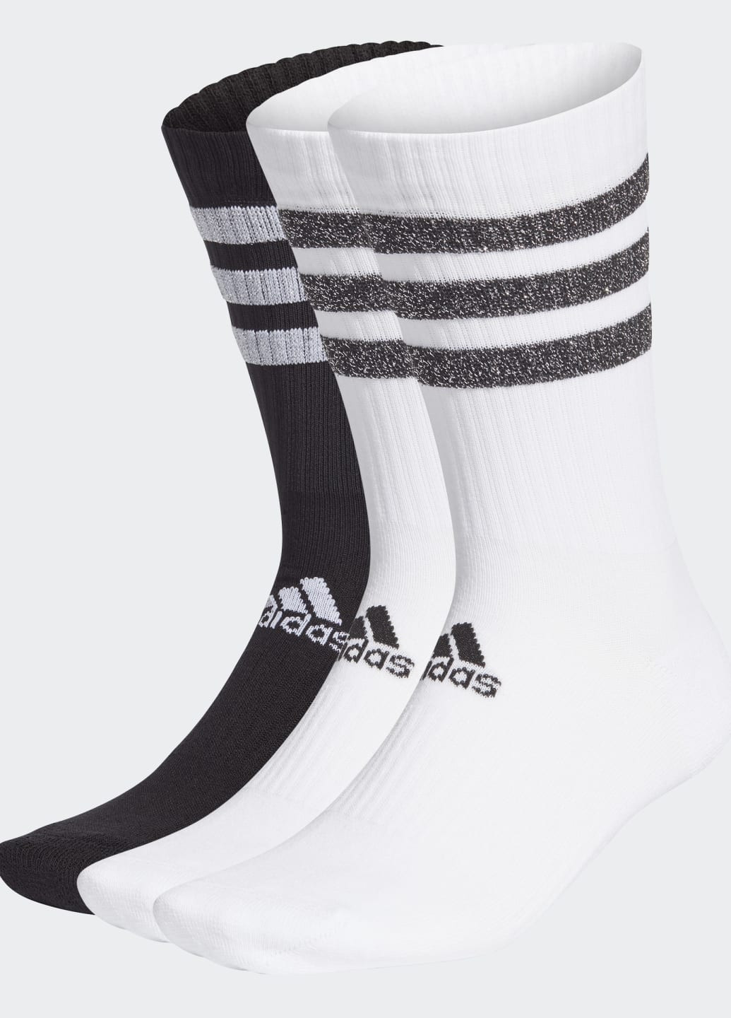 Три пари шкарпеток Glam 3-Stripes adidas (252382383)