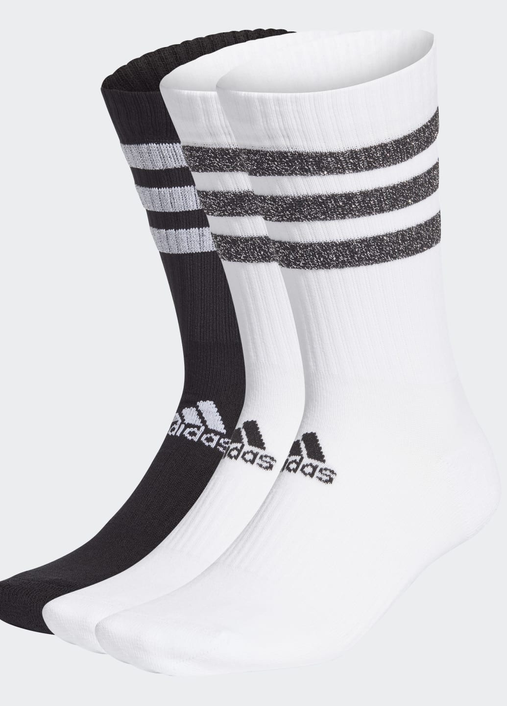 Три пары носков Glam 3-Stripes adidas (252382383)