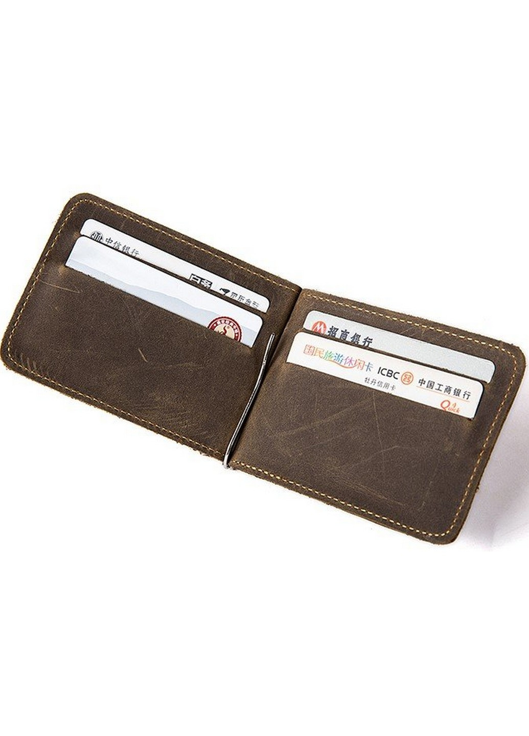 Затискач для купюр шкіряний Vintage (252086645)