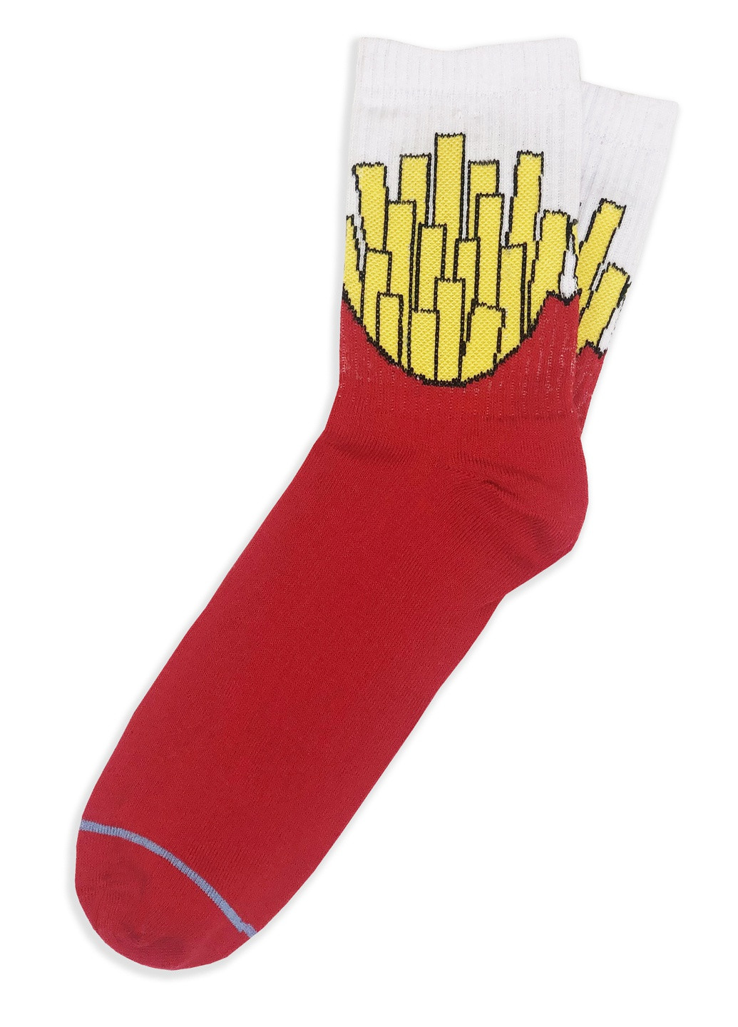 Червоні шкарпетки картопля фрі LOMM малюнки (211926026)