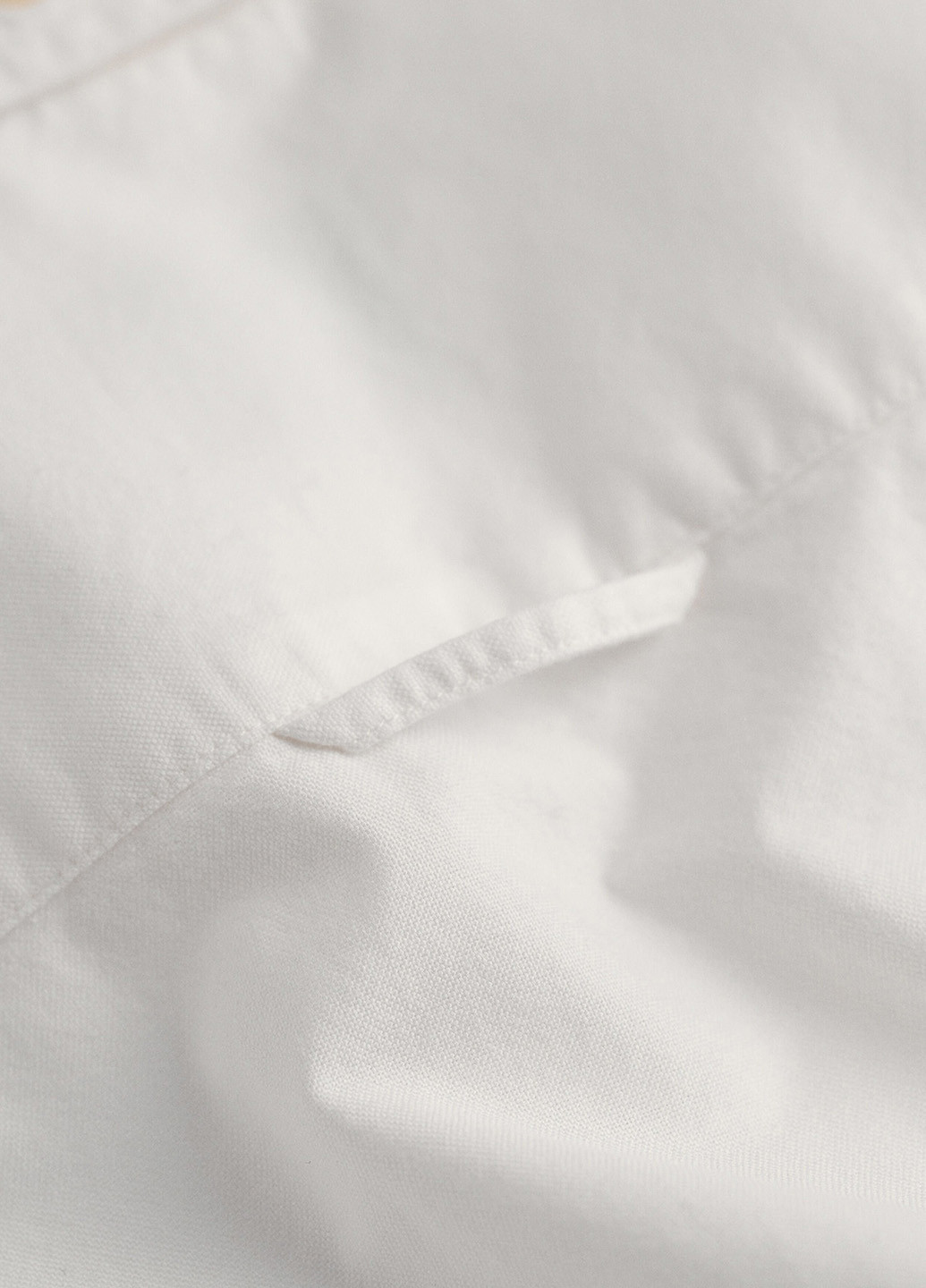 Белая классическая, кэжуал рубашка с логотипом Gant