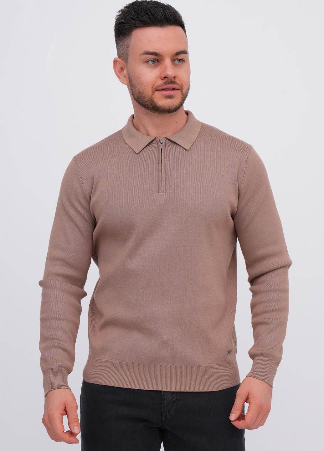 Темно-бежевый демисезонный свитер K.O.R