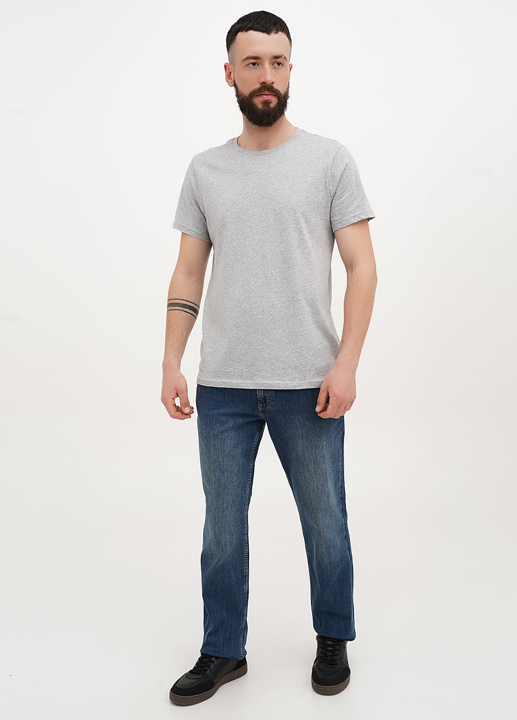 Синие демисезонные прямые джинсы Tramper Straight Mustang