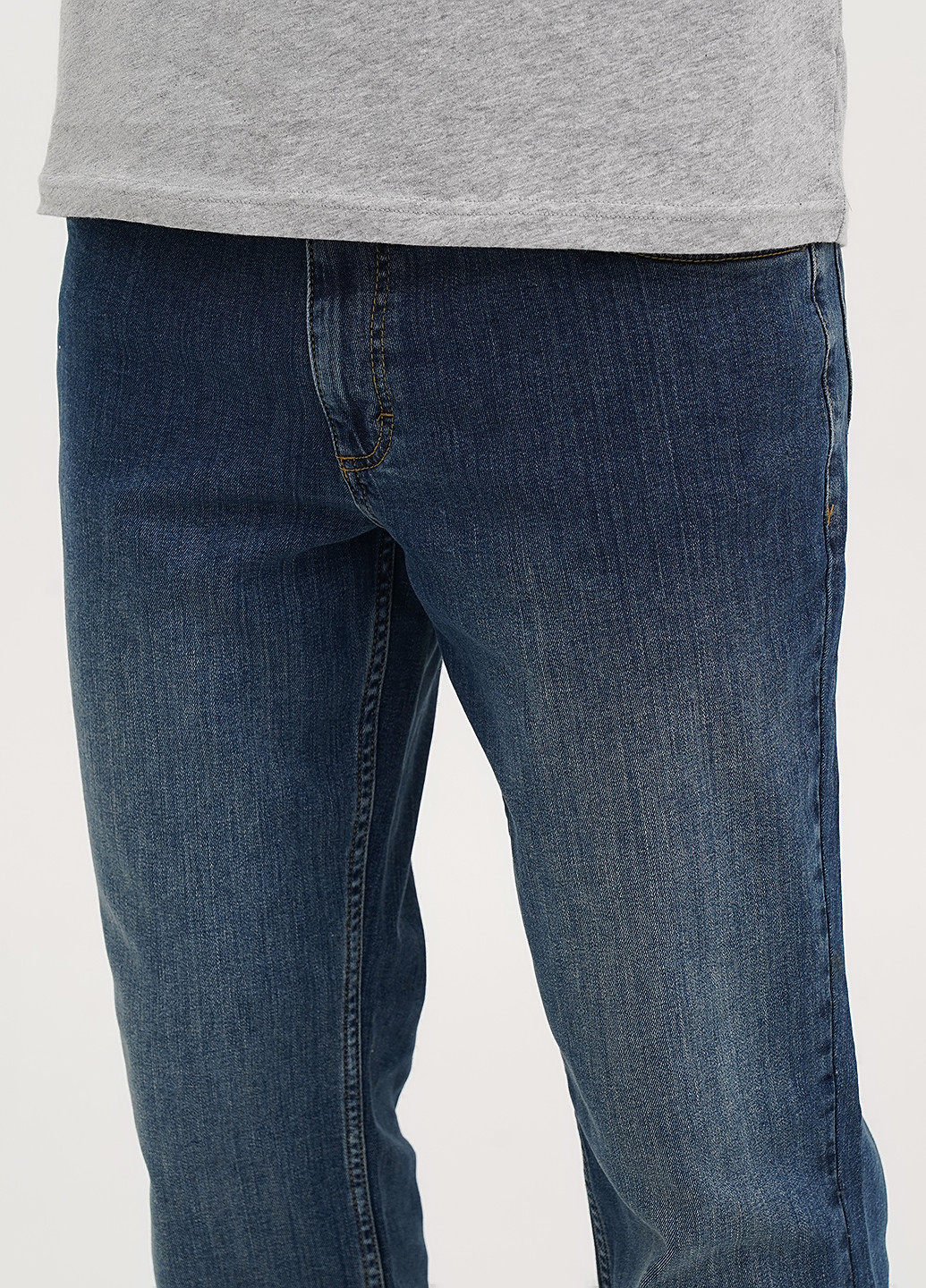 Синие демисезонные прямые джинсы Tramper Straight Mustang